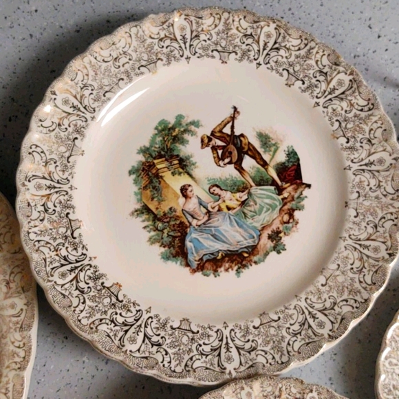 Sebring vintage dining set - 22k gold trim - Picture 4 of 6